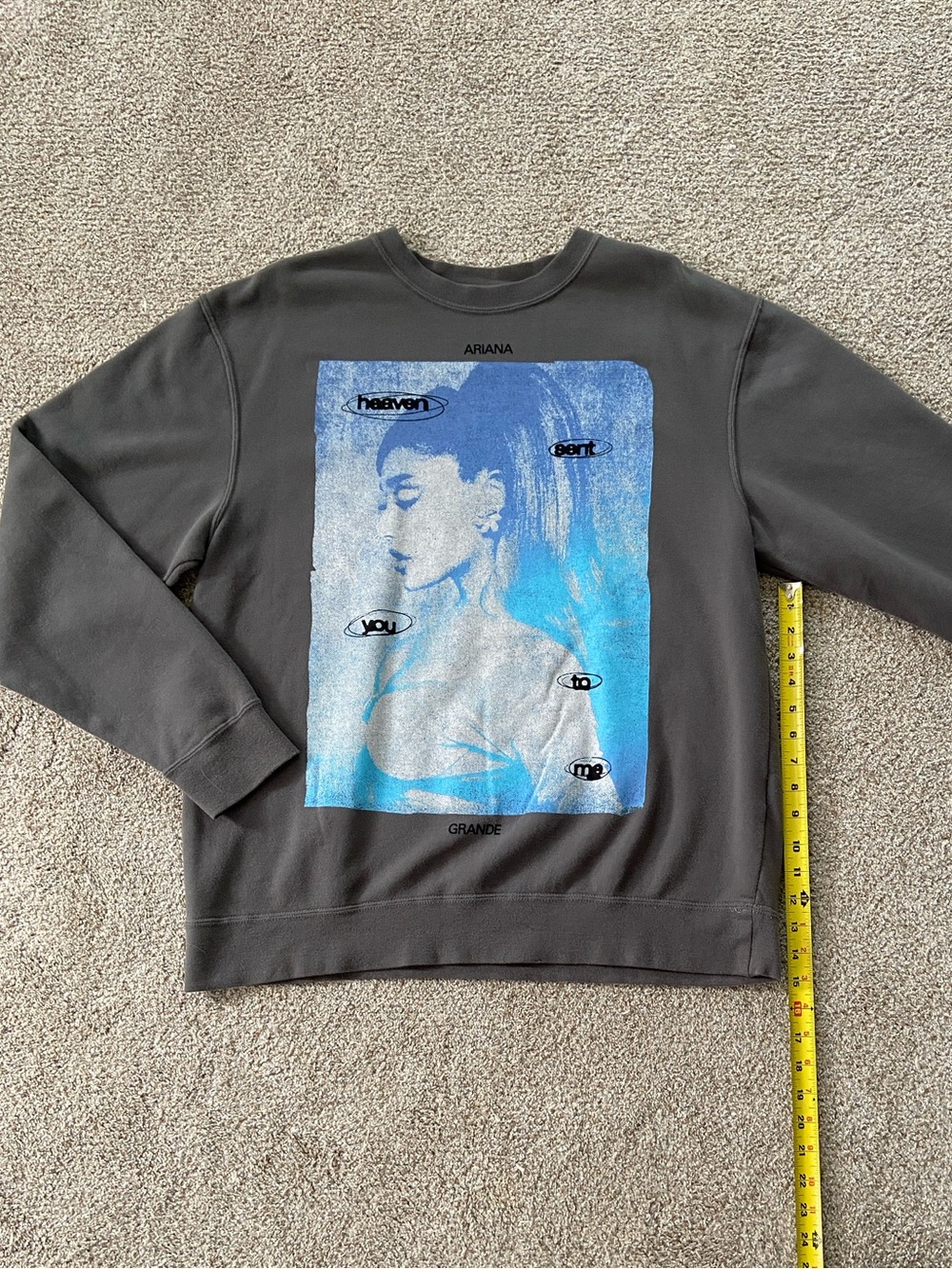 Ariana Grande Heaven Sent You to Me Crewneck NWOT - Picture 8 of 10